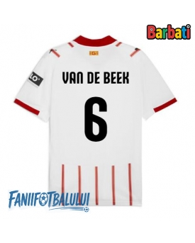 Girona Donny van de Beek #6 Tricou Fotbal Replică 2025-26 Barbati Acasa